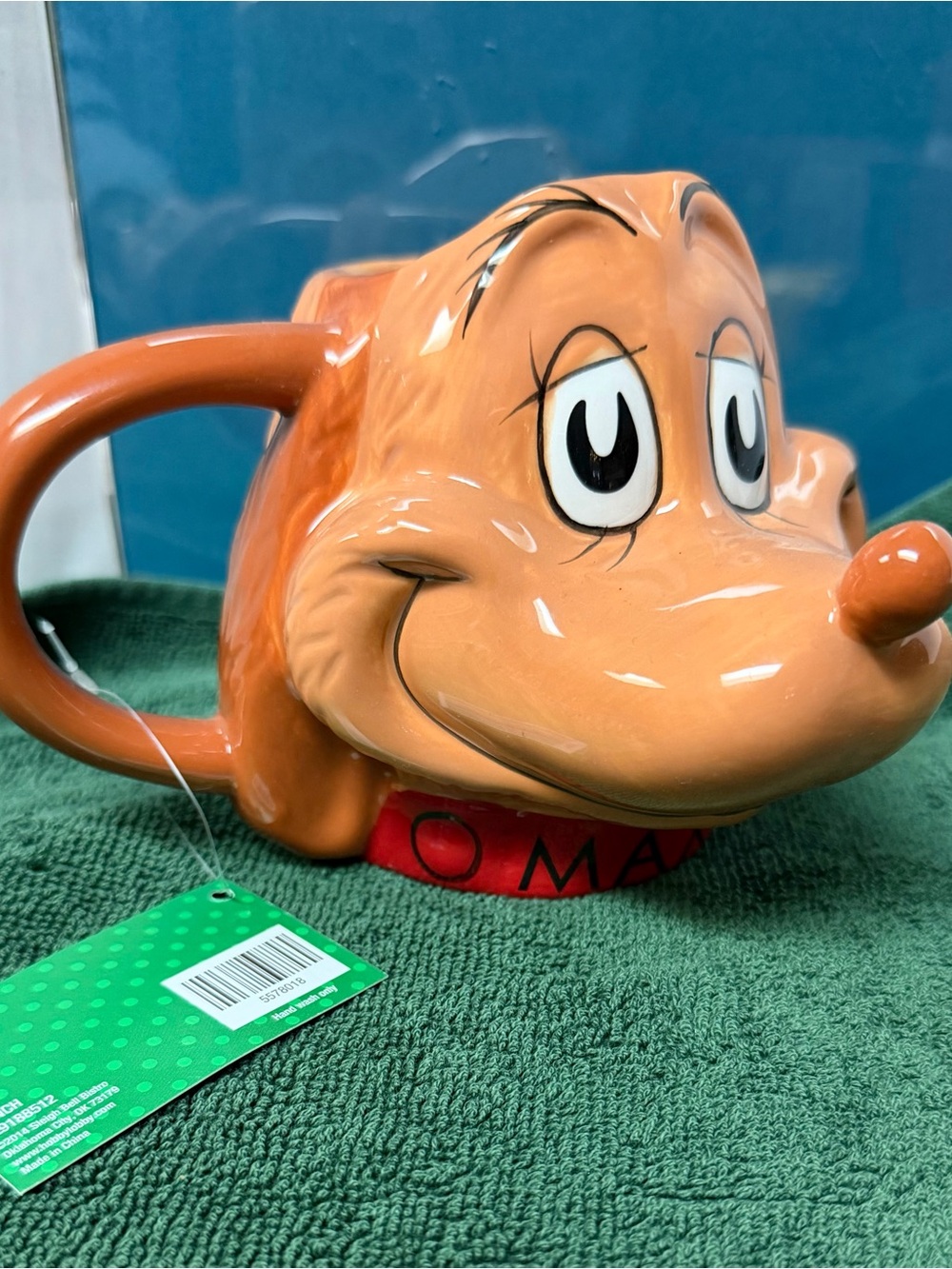 MAX 3D  Ceramic Mug in Orange